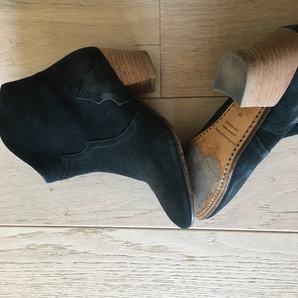 Isabel Marant dicker faded charcoal grey boots 35 - Picture 8 of 10